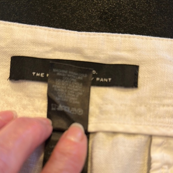 CITY UNLTD The New York City Pant White Wide Leg Linen Cropped Pants - Picture 10 of 10